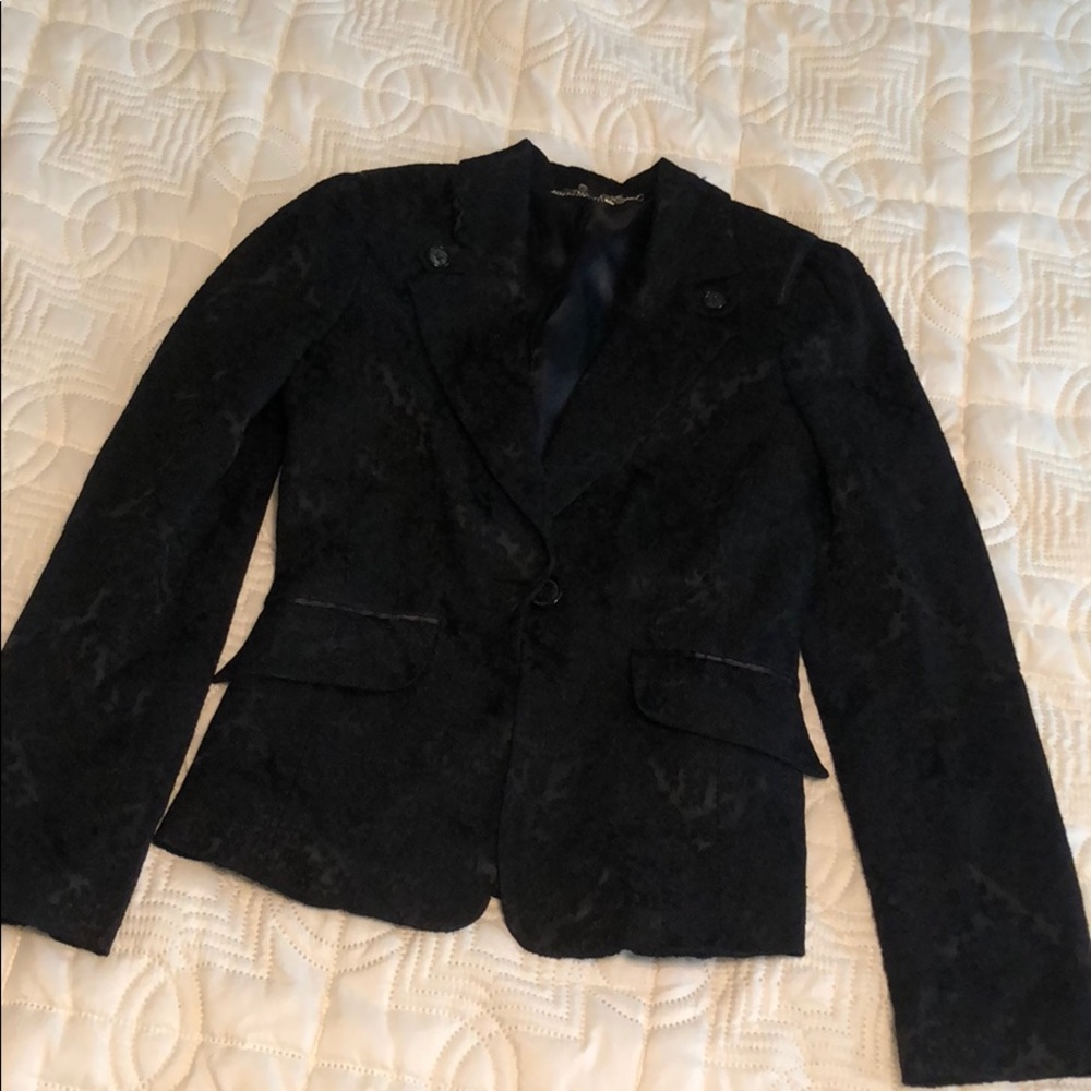 Lace & Satin blazer